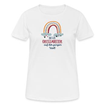 Beste Grossmutter Oma Omi Großmutter - Frauen T-Shirt atmungsaktiv - Weiß - Vorne - AI Model Female 172 dark (172cm)