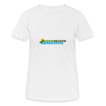 Meine Region Eisenbachtal - Frauen T-Shirt atmungsaktiv - Weiß - Vorne - AI Model Female 172 dark (172cm)