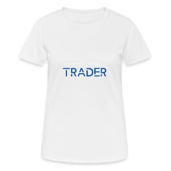 Trading Futures Exchange Trader - Women's Breathable T-Shirt - white - Front - AI Model Female 172 dark (172cm)