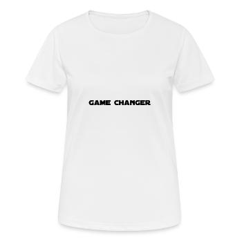 Changer la donne - T-shirt respirant Femme - blanc - Devant - AI Model Female 172 dark (172cm)