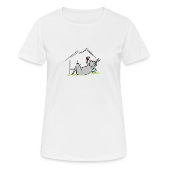 catalan farniente - T-shirt respirant Femme - blanc - Devant - AI Model Female 172 dark (172cm)