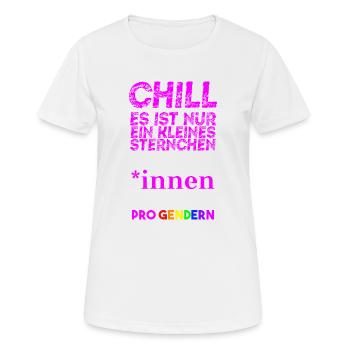 Gift Idea Gendering Feminism Queer - Women's Breathable T-Shirt - white - Front - AI Model Female 172 dark (172cm)