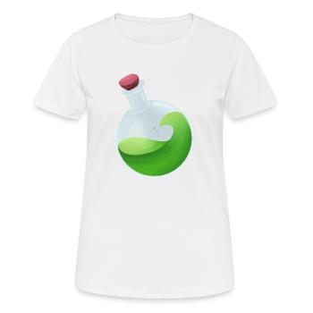 Potion verte - T-shirt respirant Femme - blanc - Devant - AI Model Female 172 dark (172cm)