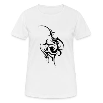 tribal - Frauen T-Shirt atmungsaktiv - Weiß - Vorne - AI Model Female 172 dark (172cm)