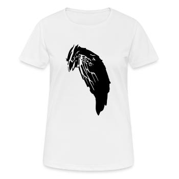Black Crow Raabe - T-shirt respirant Femme - blanc - Devant - AI Model Female 172 dark (172cm)
