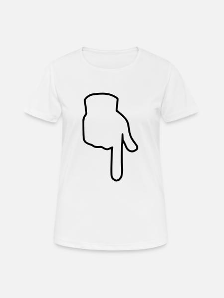 Emoji show below sketch black - Women's Breathable T-Shirt - white