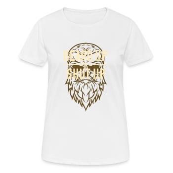 Bart Bart Bart Lustige Sprüche Shut Up - Frauen T-Shirt atmungsaktiv - Weiß - Vorne - AI Model Female 172 dark (172cm)