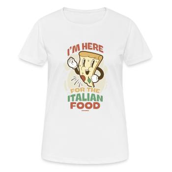 Italy Italian Flag Italia Gift - Women's Breathable T-Shirt - white - Front - AI Model Female 172 dark (172cm)