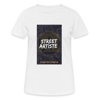 Original street artist - Women's Breathable T-Shirt - white - Front - AI Model Female 172 dark (172cm)
