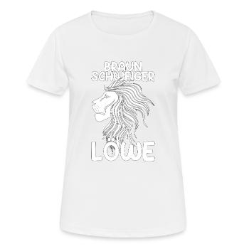 Braunschweig Löwe Braunschweiger Löwen Geschenk - Frauen T-Shirt atmungsaktiv - Weiß - Vorne - AI Model Female 172 dark (172cm)