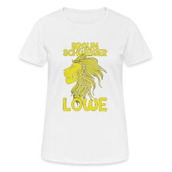 Braunschweig Löwe Braunschweiger Geschenkidee - Frauen T-Shirt atmungsaktiv - Weiß - Vorne - AI Model Female 172 dark (172cm)