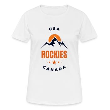 Rockies - Women's Breathable T-Shirt - white - Front - AI Model Female 172 dark (172cm)