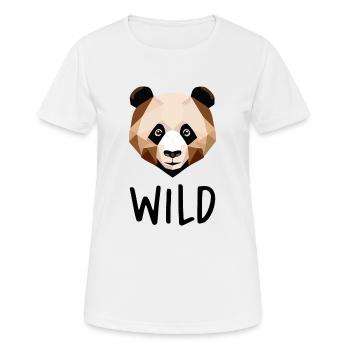 Wildnis - Frauen T-Shirt atmungsaktiv - Weiß - Vorne - AI Model Female 172 dark (172cm)