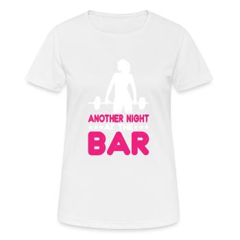 Une autre nuit au bar 3 - T-shirt respirant Femme - blanc - Devant - AI Model Female 172 dark (172cm)