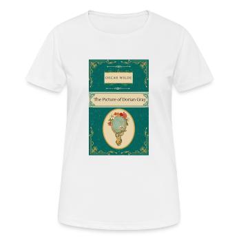 Oscar Wilde - The Picture of Dorian Gray - T-shirt respirant Femme - blanc - Devant - AI Model Female 172 dark (172cm)