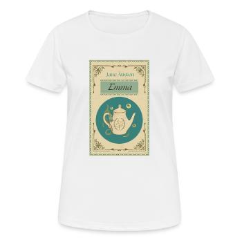 Emma - Jane Austen - T-shirt respirant Femme - blanc - Devant - AI Model Female 172 dark (172cm)