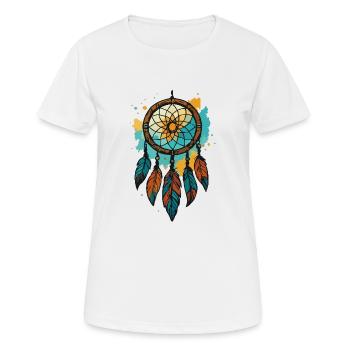 Attrape-rêves - T-shirt respirant Femme - blanc - Devant - AI Model Female 172 dark (172cm)