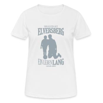 Elversberg Fußball Tradition Geschenk - Frauen T-Shirt atmungsaktiv - Weiß - Vorne - AI Model Female 172 dark (172cm)