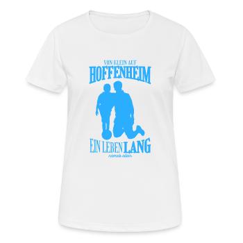 Hoffenheim Fußball Fans Geschenk - Frauen T-Shirt atmungsaktiv - Weiß - Vorne - AI Model Female 172 dark (172cm)