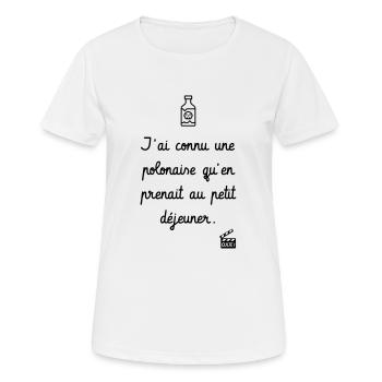 Les Tontons Flingueurs ! Réplique culte - Humour - T-shirt respirant Femme - blanc - Devant - AI Model Female 172 dark (172cm)