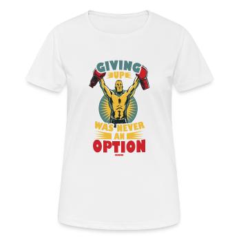 Motivation - T-shirt respirant Femme - blanc - Devant - AI Model Female 172 dark (172cm)