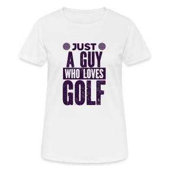 Golf - Golf Club Goldspieler Birdie Elite Luxury - T-shirt respirant Femme - blanc - Devant - AI Model Female 172 dark (172cm)