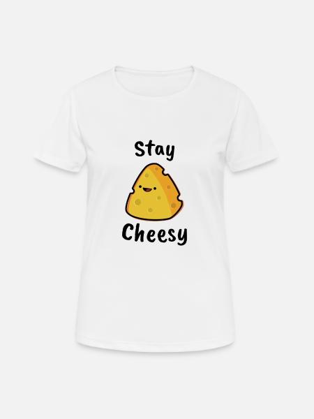 Bleib kitschig - Frauen T-Shirt atmungsaktiv - Weiß