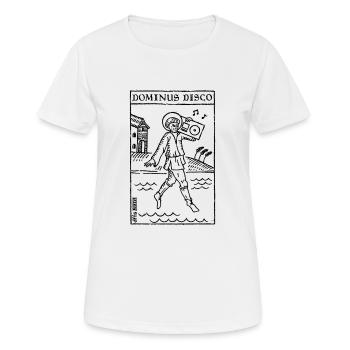 Dominus Disco - T-shirt respirant Femme - blanc - Devant - AI Model Female 172 dark (172cm)