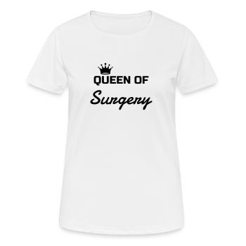 Doctor Arzt Surgeon Chirurg Surgery Chirurgie - Women's Breathable T-Shirt - white - Front - AI Model Female 172 dark (172cm)