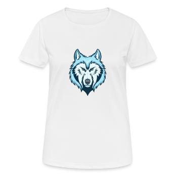 Wolf Raubtier Alpha Rudel Beute Geschenk Idee Wild - Frauen T-Shirt atmungsaktiv - Weiß - Vorne - AI Model Female 172 dark (172cm)