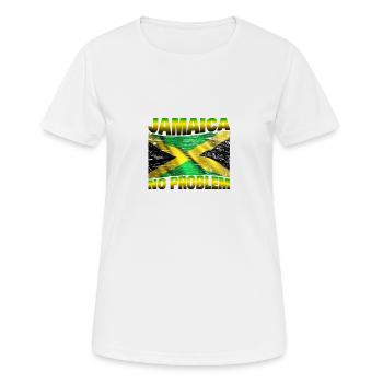 Jamaica no problem - Women's Breathable T-Shirt - white - Front - AI Model Female 172 dark (172cm)