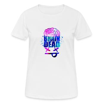 Brain Dead - Women's Breathable T-Shirt - white - Front - AI Model Female 172 dark (172cm)
