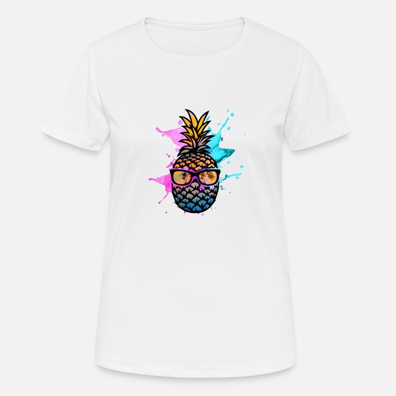 Pineapple - Women's Breathable T-Shirt - white