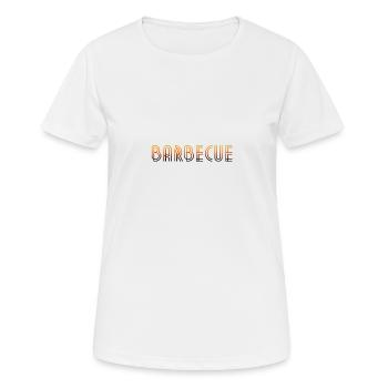 barbecue, cadeau, idée cadeau - T-shirt respirant Femme - blanc - Devant - AI Model Female 172 dark (172cm)
