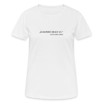 It depends on lawyer gift - Women's Breathable T-Shirt - white - Front - AI Model Female 172 dark (172cm)