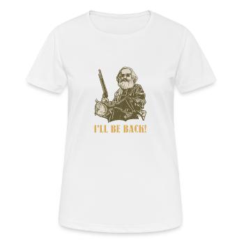 Je suis un cadeau de Karl Marx Marx Marxisme Chemnitz - T-shirt respirant Femme - blanc - Devant - AI Model Female 172 dark (172cm)