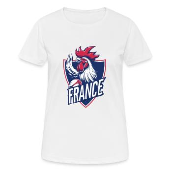 Stolz darauf, Rugby zu sein - Frauen T-Shirt atmungsaktiv - Weiß - Vorne - AI Model Female 172 dark (172cm)