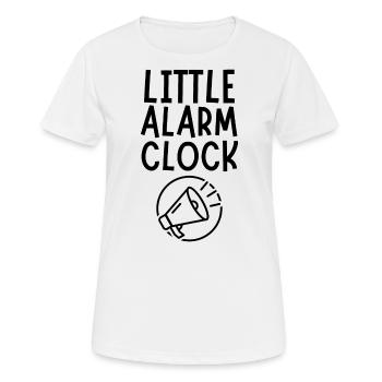 petit réveil né cadeau d’anniversaire - T-shirt respirant Femme - blanc - Devant - AI Model Female 172 dark (172cm)