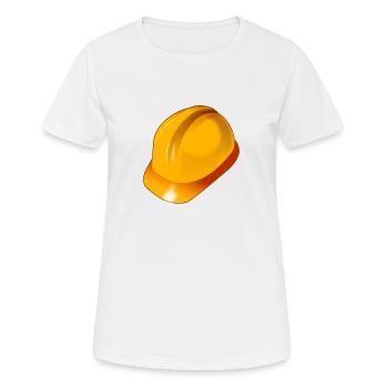 casque - T-shirt respirant Femme - blanc - Devant - AI Model Female 172 dark (172cm)