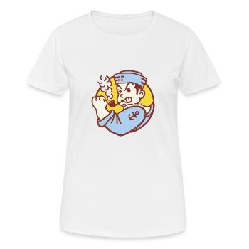 Seemann - Frauen T-Shirt atmungsaktiv - Weiß - Vorne - AI Model Female 172 dark (172cm)