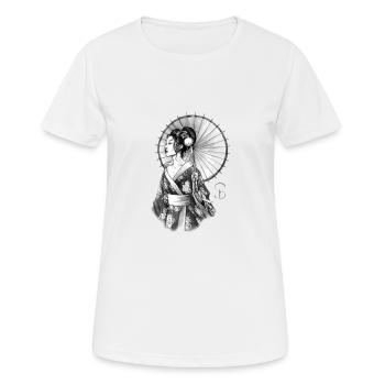 Geisha Sb8 - Women's Breathable T-Shirt - white - Front - AI Model Female 172 dark (172cm)