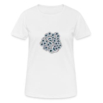 Contact visuel - T-shirt respirant Femme - blanc - Devant - AI Model Female 172 dark (172cm)