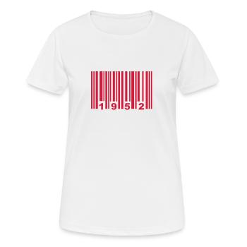 1952 - Women's Breathable T-Shirt - white - Front - AI Model Female 172 dark (172cm)