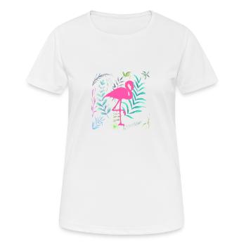 été - T-shirt respirant Femme - blanc - Devant - AI Model Female 172 dark (172cm)