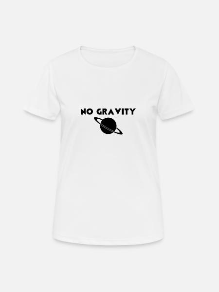 No Gravity - Women's Breathable T-Shirt - white