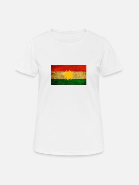 Kurdistan - Women's Breathable T-Shirt - white
