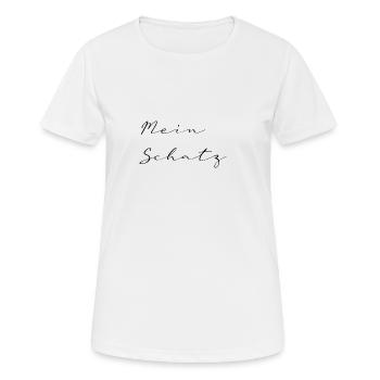 Chéri - T-shirt respirant Femme - blanc - Devant - AI Model Female 172 dark (172cm)