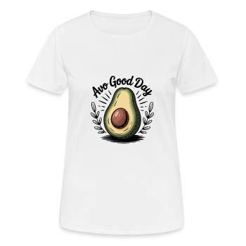Avo Good Day - Women's Breathable T-Shirt - white - Front - AI Model Female 172 dark (172cm)