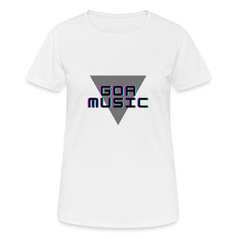 Drucke für Musikliebhaber, Musik, trendy - Frauen T-Shirt atmungsaktiv - Weiß - Vorne - AI Model Female 172 dark (172cm)