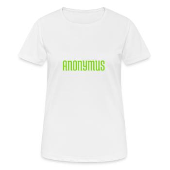 PERSONNE ANONYME - T-shirt respirant Femme - blanc - Devant - AI Model Female 172 dark (172cm)
